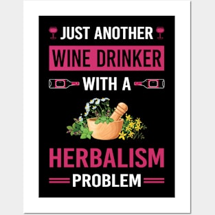 Wine Drinker Herbalism Herbalist PhytoWine Drinker Herb Herbs Herbal Posters and Art